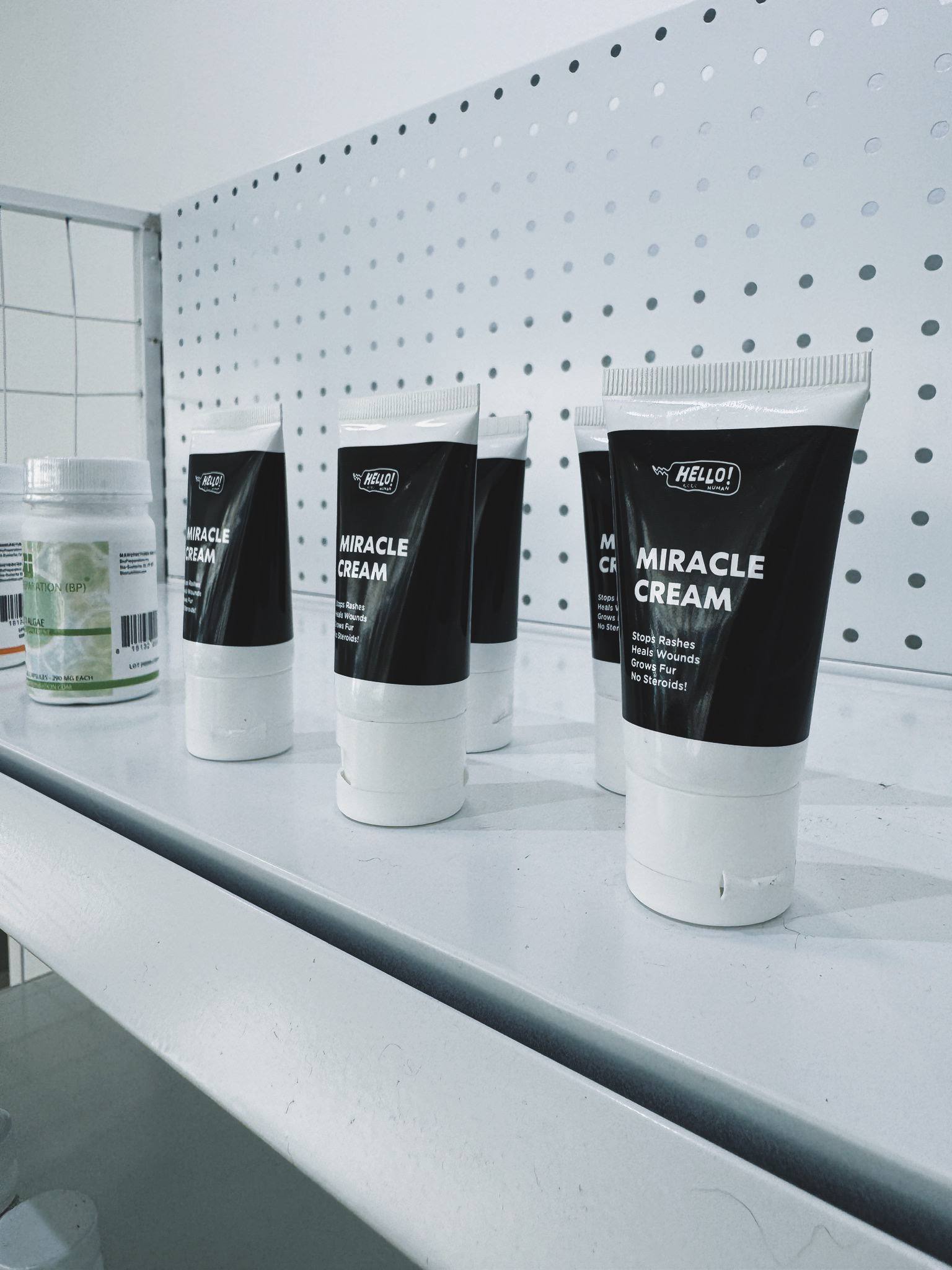 Hello Human Miracle Cream and curated pet care essentials