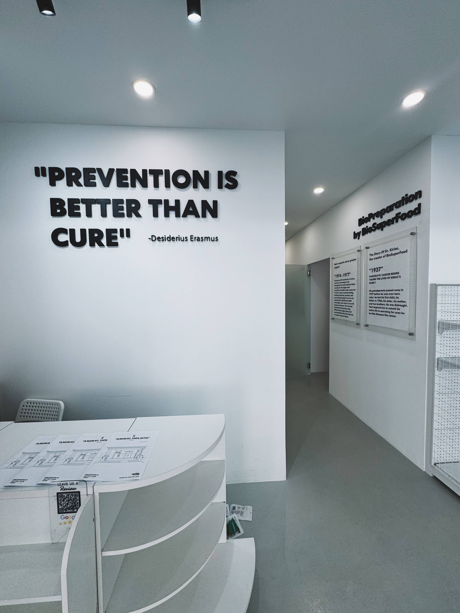 Animal Holistic Centre prevention and recovery space